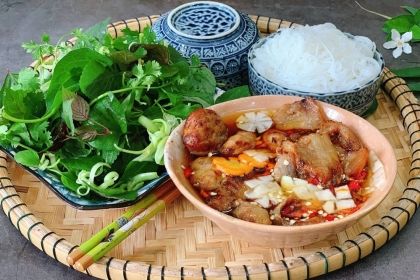 烤肉米線(Bún chả Hà Nội)