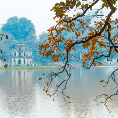 河內市民興奮「打卡」迎接今冬首場冷空氣